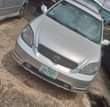 A picture of Toks standard Toyota matrix XR with Android screen everything intact