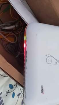 A picture of Fiber home router