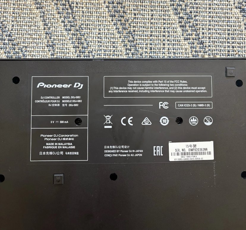 A picture of Pioneer ddj sb2