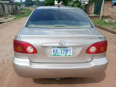 A picture of Corolla 04 Flashed on Firstbody Dm or Call 07063306085 Price