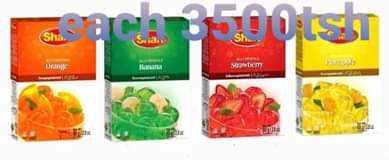 A picture of Shan crystal jellies and one touch faludas available