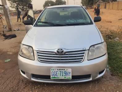 A picture of Toyota Corrola bank type 2005 model 4 sale Clean body