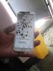 A picture of Aquos shv43 damaged screen as seen but etill sensing well