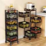 A picture of Movable stackable storage trolley