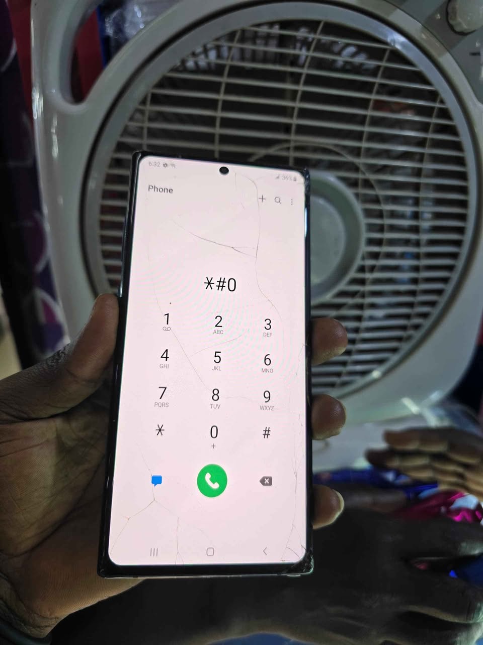 A picture of Samsung note 10plus 5g at 270k Storage 256gb 12gb rm