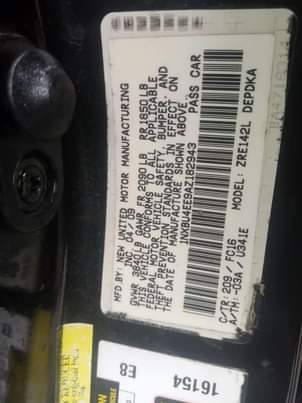 A picture of Toyota Corolla 09 Gbagada buy and drive