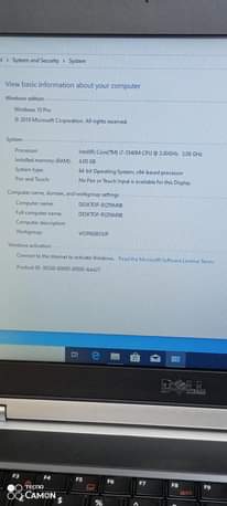 A picture of Dell latitude i7 at only 450 000