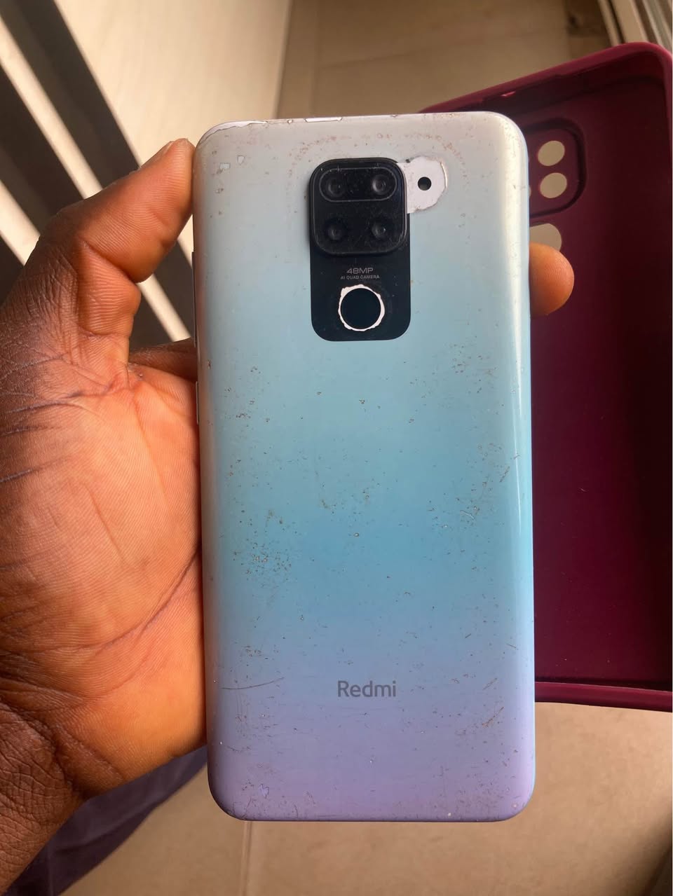 A picture of Redmi note 9