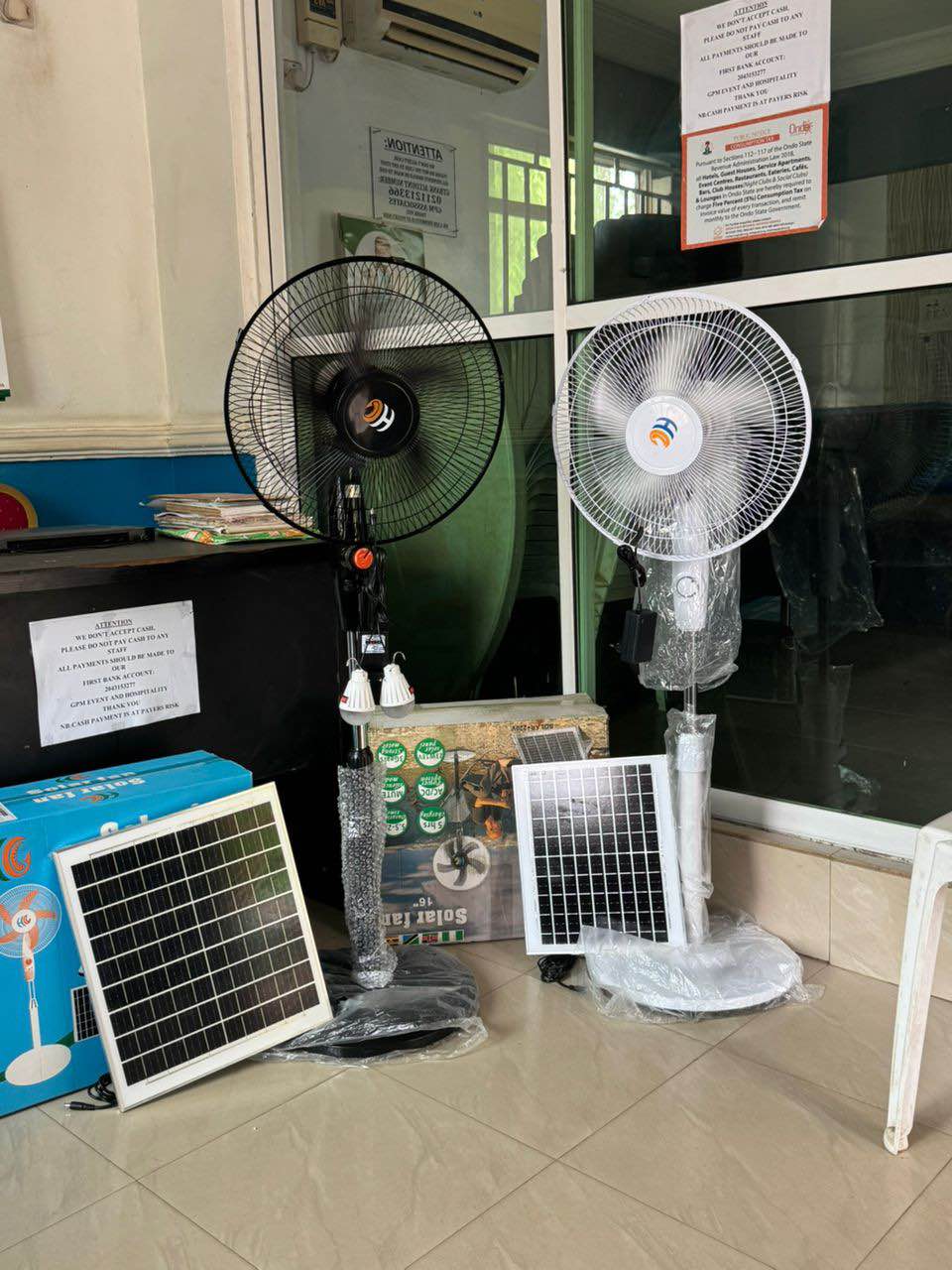 A picture of Solar fan