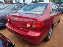 A picture of TOYOTA COROLLA 2006 MODEL FOR SALE 09136252203 Price 2 1million
