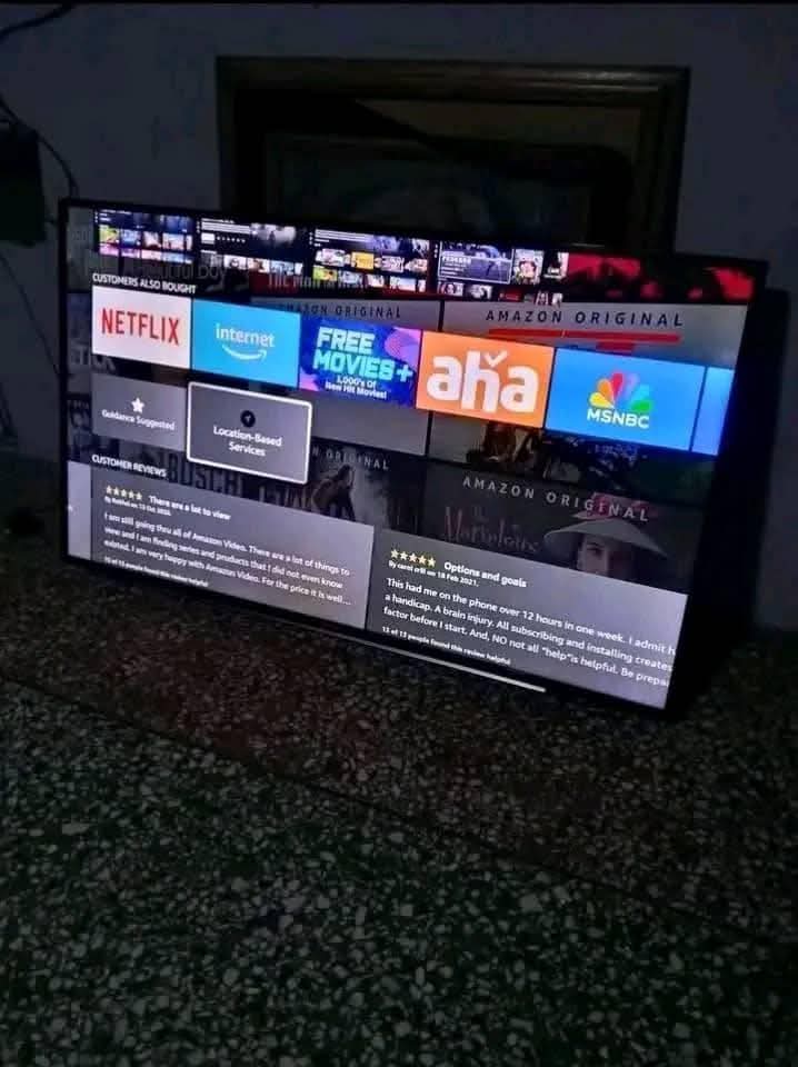 A picture of 50 inches LG SMART TV open relocation sales 300k in