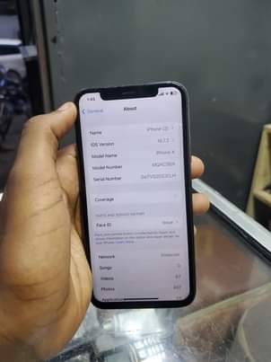 A picture of Iphone X