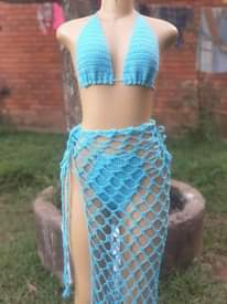 A picture of Crochet bikini set