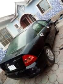 A picture of Toyota Corolla first body pan pan tokunbo standard manual transmission