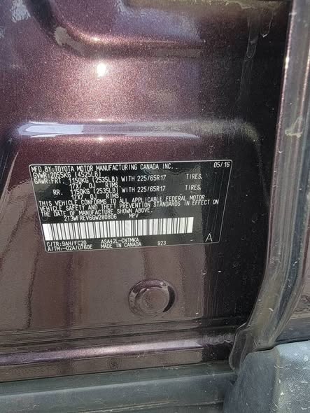 A picture of Foreign used toyota rav4 2016