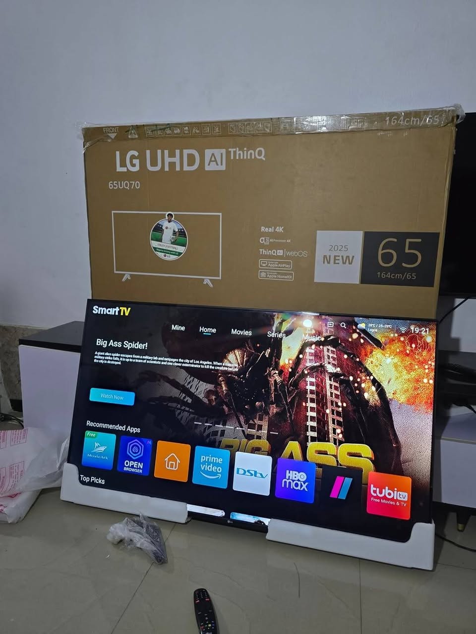 A picture of LG TV UHD 65inches at 1 3M