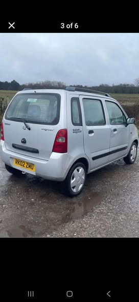 A picture of 2002 Suzuki wagon r