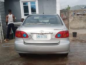 A picture of 2004 model Toyota Corolla Direct brief First body Everything working
