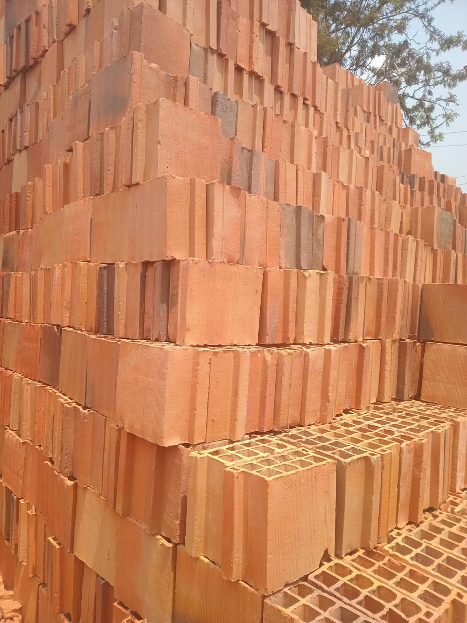 A picture of Quality clay products like maxpans roofing Tiles floor tiles half