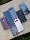 A picture of All types of Samsung Galaxy available