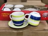 A picture of Hand painted Cup and Sourcer