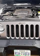 A picture of Jeep wranggler 2016 model.