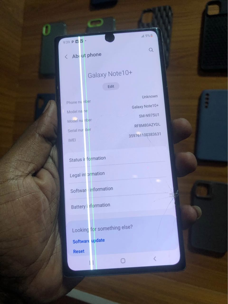 A picture of Samsung Note 10 plus