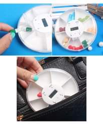 A picture of 14 Compartments Smart Electronic Pill Case Pill Box With Timer
