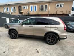 A picture of Owner need money today Registered 2008 Honda CRV painted on