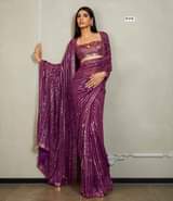 A picture of Georgette saree
