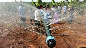 A picture of Boreholes or well