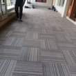 A picture of PVC tile carpets