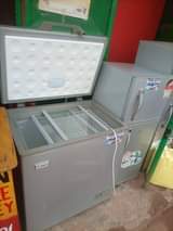 A picture of 200L capacity sayonapps deep freezer on the sale