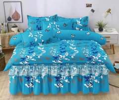 A picture of BED SKIRT 1 SHUKA 1 PILLOWCASES 4 Size 7 8ft