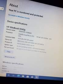 A picture of Hp brobook