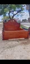 A picture of NAUZ kitanda Mbao jiwe 5 6 only 0686067867