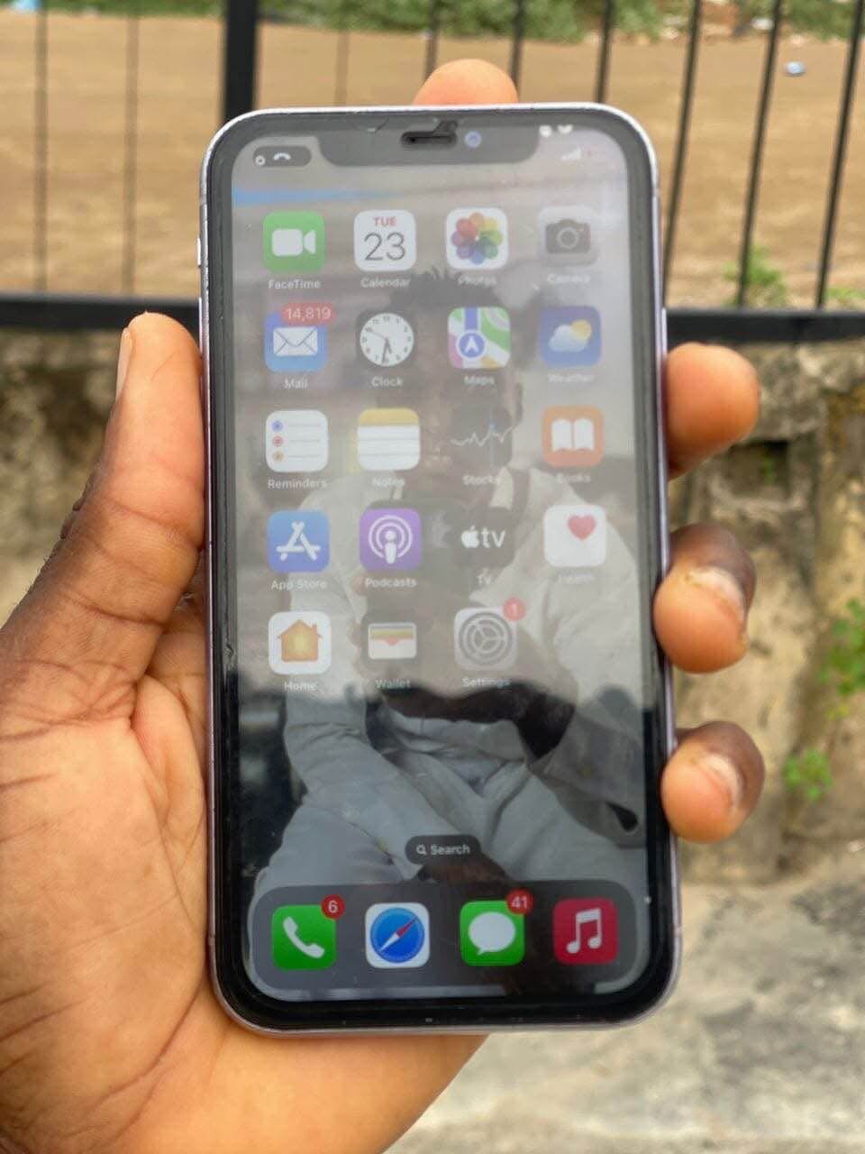 A picture of iPhone 11 for sale