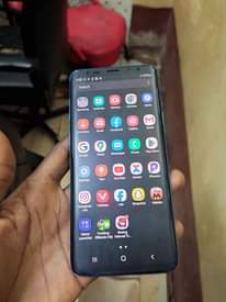A picture of Samsung galaxy S9 plus