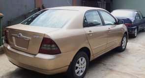 A picture of Tokunbo Toyota Corolla bank type Year of Production 2003 09161519383