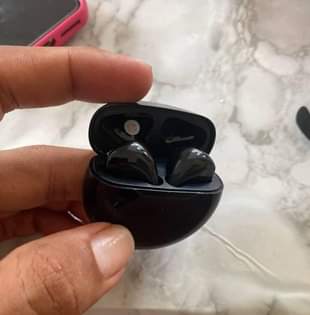 A picture of TWS Bluetooth wireless earbuds