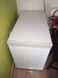 A picture of used mangqi deep freezer which carries 400 litres