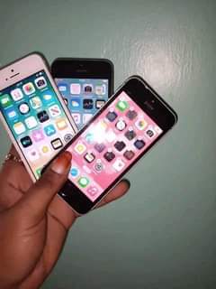 A picture of iPhones