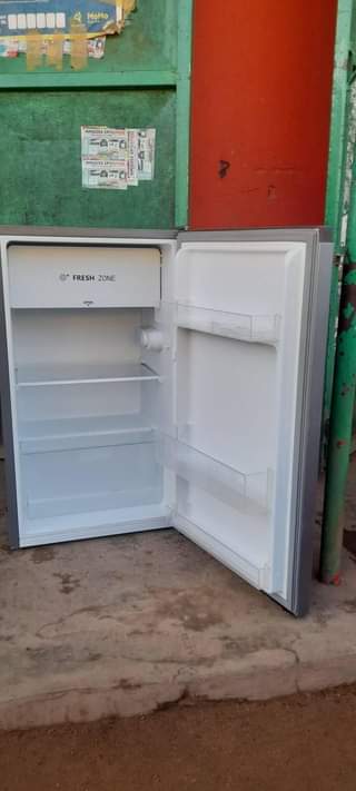 A picture of 120L capacity Hisense single door fridge on sale