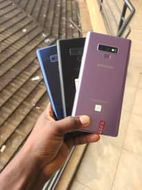 A picture of Samsung galaxy Note 9