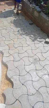 A picture of pavers