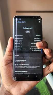 A picture of Samsung Galaxy S8plus