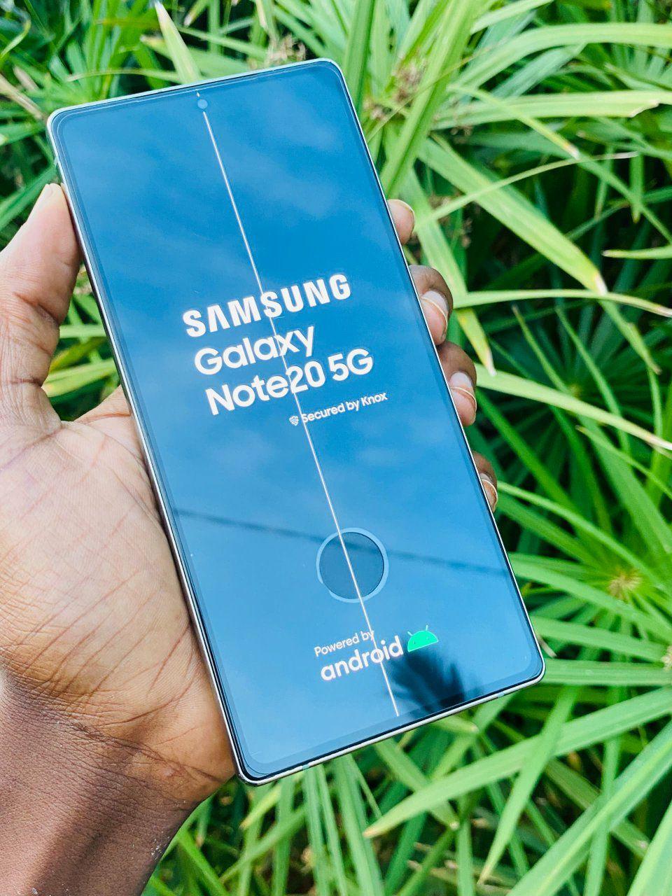 A picture of Samsung note 20 5g