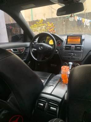 A picture of C300 2010 black on black interior registered January up for