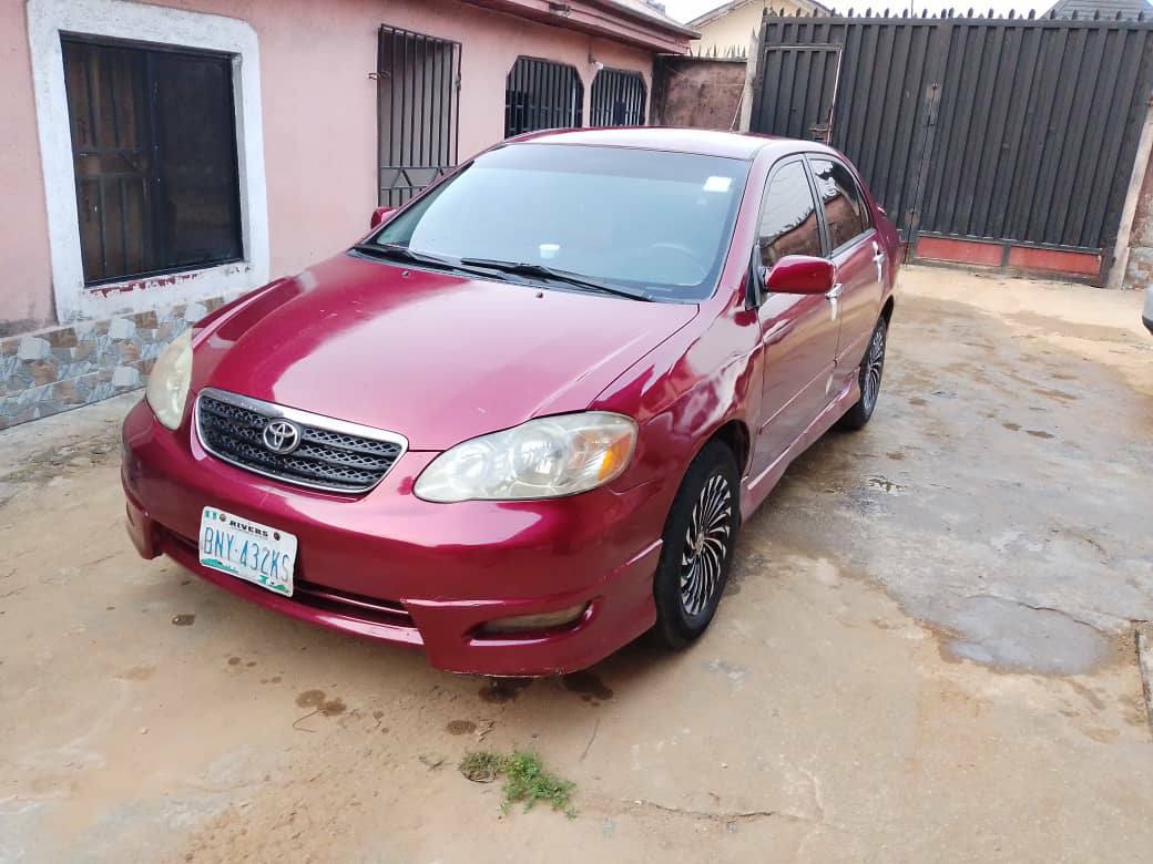 A picture of NEATLY FLASHED ON FIRST BODY 2005 MODEL TOYOTA COROLLA N4.850m