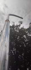A picture of Street light poles